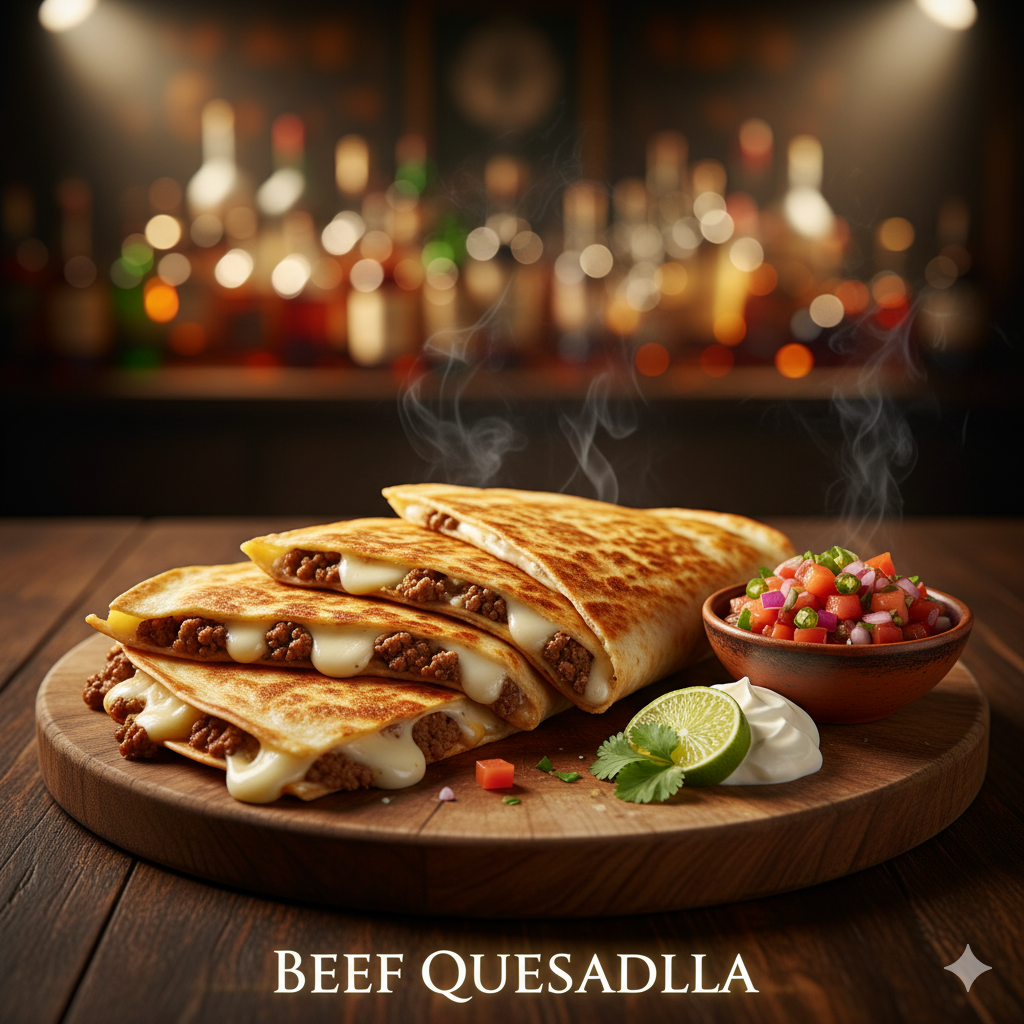 墨西哥牛肉餅 (Beef Quesadilla)