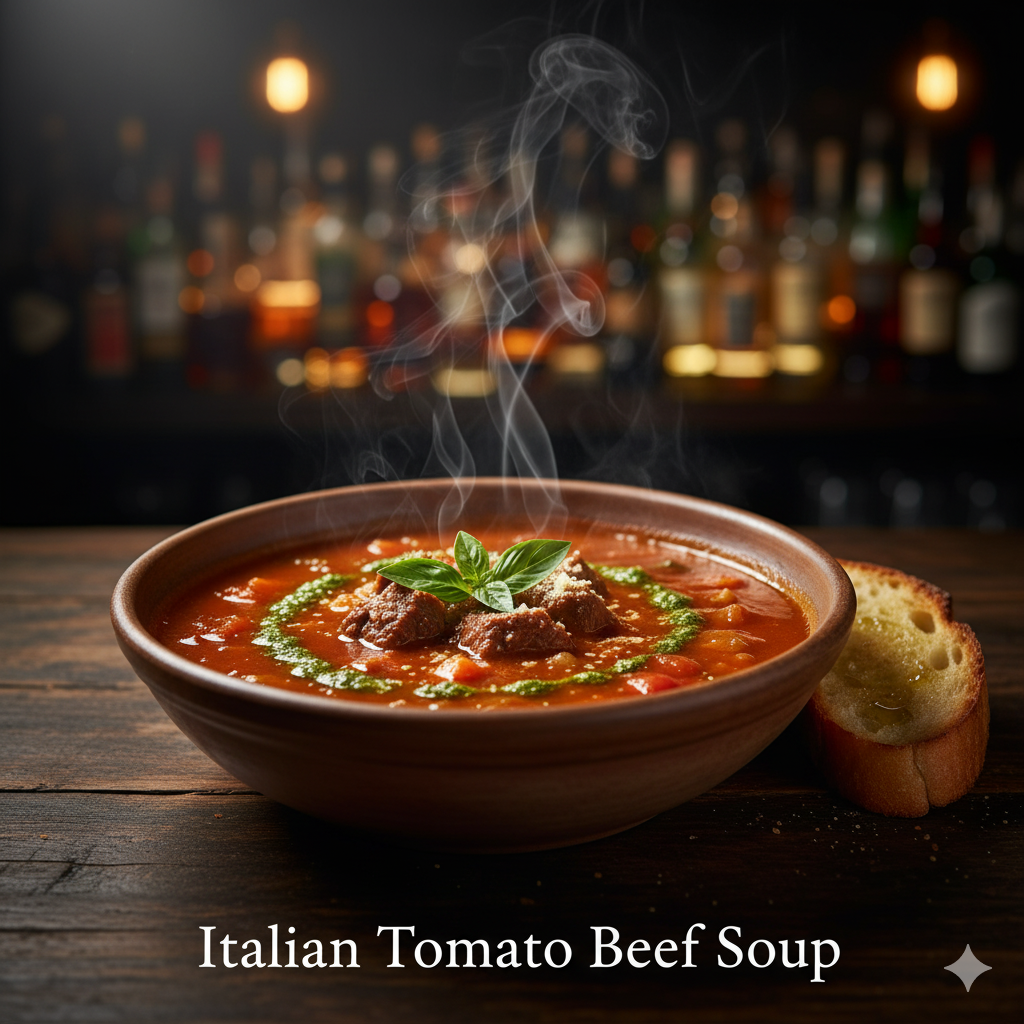 義式番茄牛肉湯 (Italian Tomato Beef Soup)