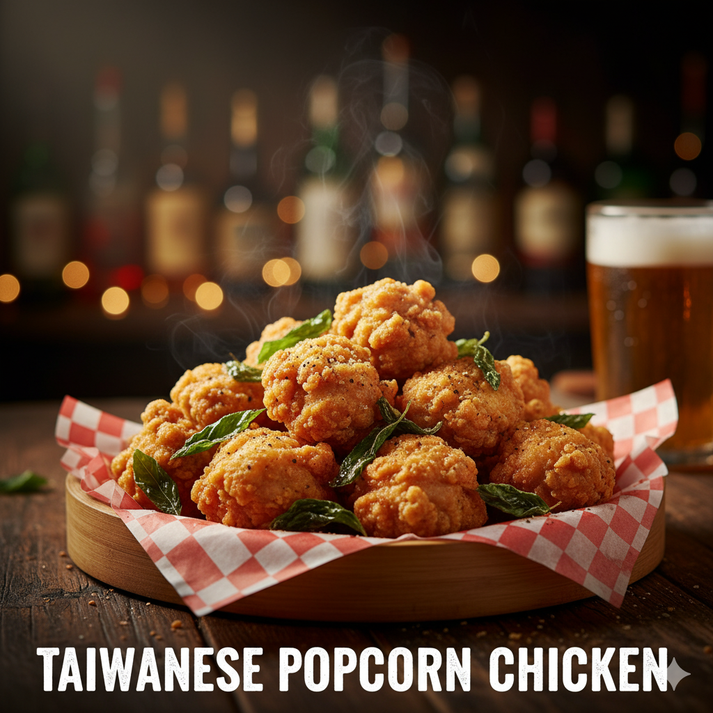 就是鹽酥雞 (Taiwanese Popcorn Chicken)